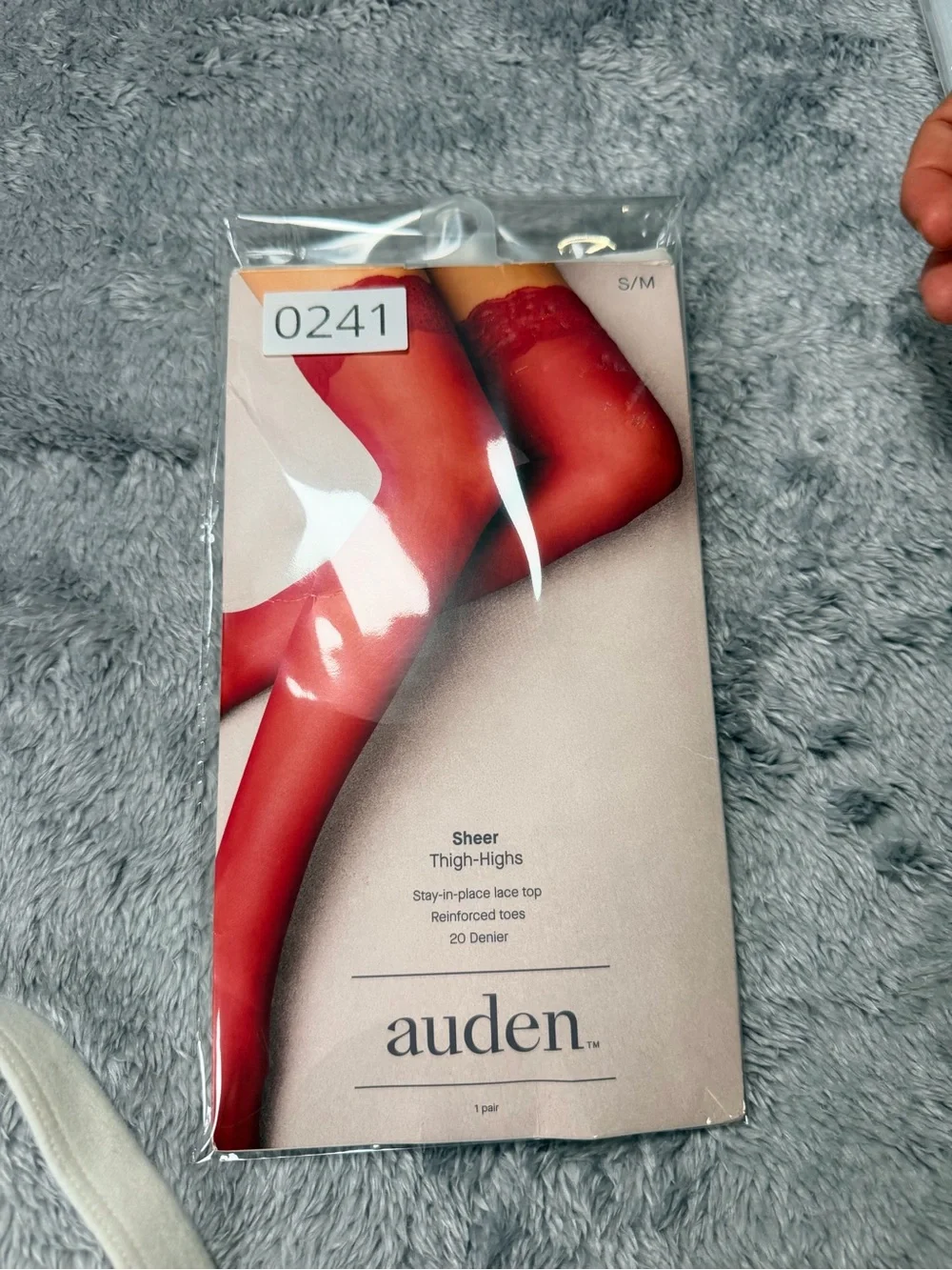 SPANX Red Sheer Thigh-Highs 241